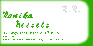 monika meisels business card